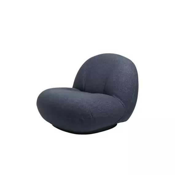 Fauteuil rembourré Pacha en Tissu – Couleur Bleu – 77 x 83.2 x 65 cm – Designer Pierre Paulin