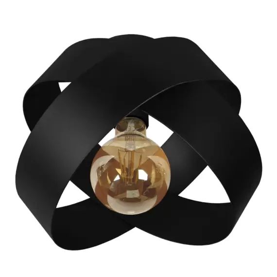 Plafonnier métal noir