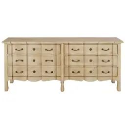 Commode double 6 tiroirs