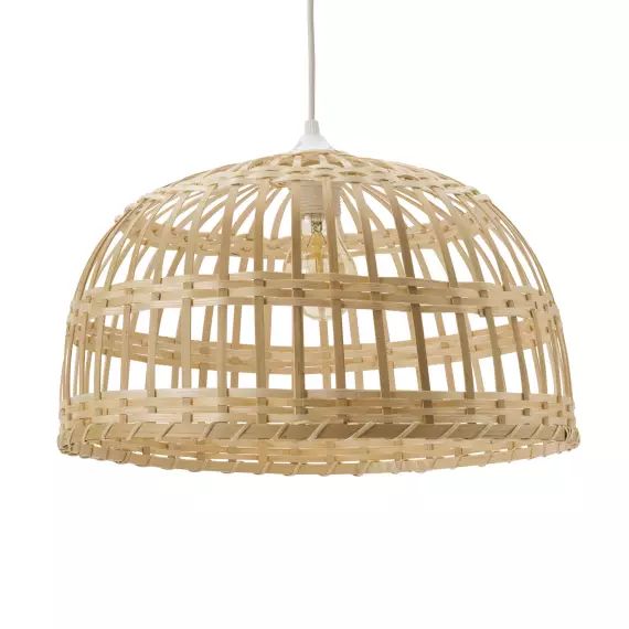 Suspension en bambou marron d. 60 cm