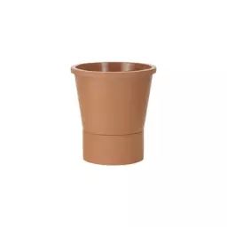 Pot de fleurs Terracotta Pots en Céramique, Terre cuite – Couleur Marron – 33 x 33 x 35 cm – Designer Thélonious Goupil