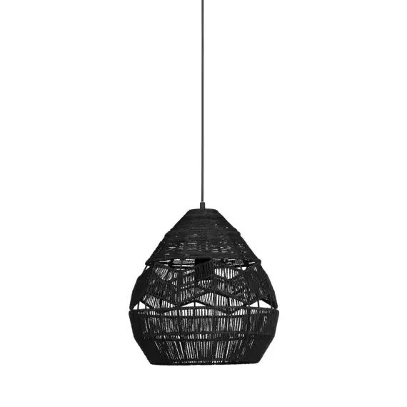 Adelaide – Suspension en corde ø35cm – Couleur – Noir