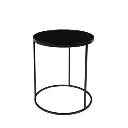 Glazed – Table d’appoint ronde ø40cm – Couleur – Noir