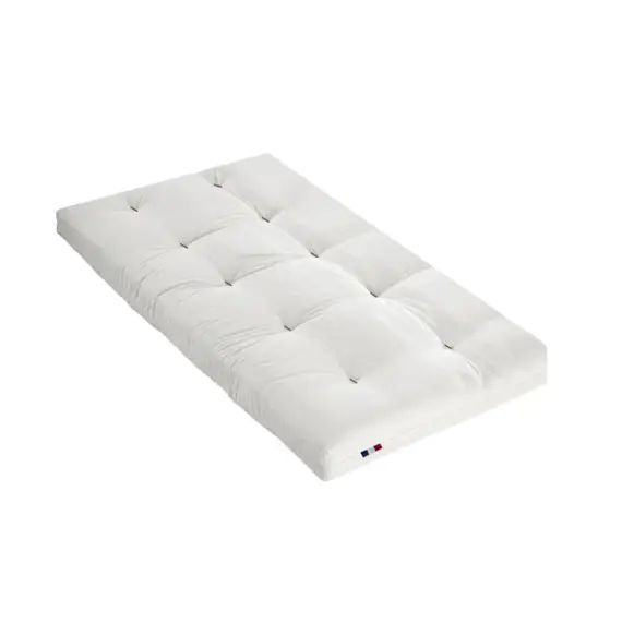 Matelas futon latex couleur écru 90×190