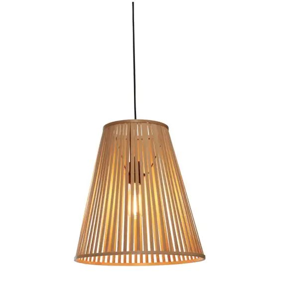 Suspension bambou  naturel, h. 42cm