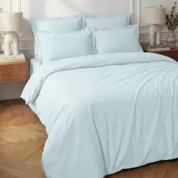 Housse de couette en percale coton nuage 140×200 cm