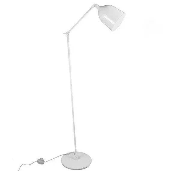 Lampadaire en métal blanc