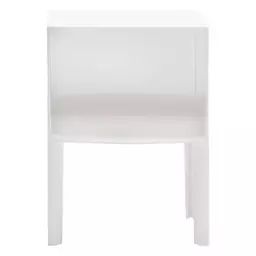 Table de chevet Ghost en Plastique, PMMA – Couleur Blanc – 50 x 40 x 57 cm – Designer Philippe STARCK with Eugeni QUITLLET