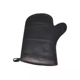 Gant de cuisine Accessoire cuir en Cuir, Cuir de vachette – Couleur Noir – 28 x 19 x 2 cm