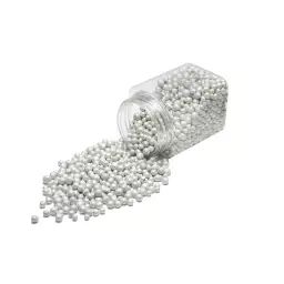 Perles décoratives blanches en argile pour vase 350ml