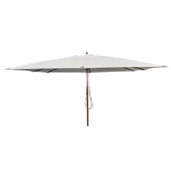 Parasol droit 4×3 m écru