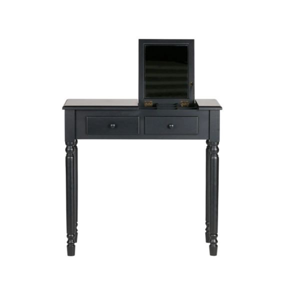 Coiffeuse en bois noir