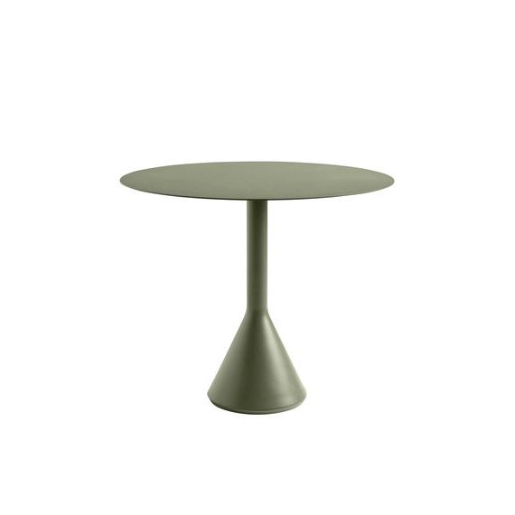 Table ronde Palissade en Métal, Acier laqué époxy – Couleur Vert – 99.87 x 99.87 x 74 cm – Designer Ronan & Erwan Bouroullec