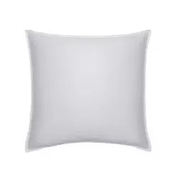 Taie d’oreiller en satin de coton blanc 65×65