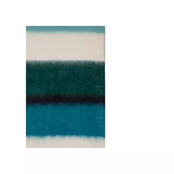Plaid Plaids en Tissu, Laine – Couleur Bleu – 24.99 x 24.99 x 24.99 cm – Designer Sarah Lavoine