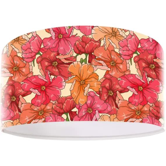 Suspension Tissu Rouge