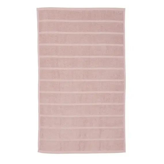 Tapis de bain uni en Coton Rose 50×80 cm