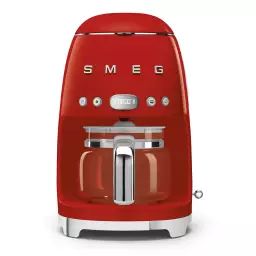 Machine à café filtre 1.4  en inox  rouge