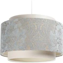 Suspension Tissu Gris 40x40x27 cm