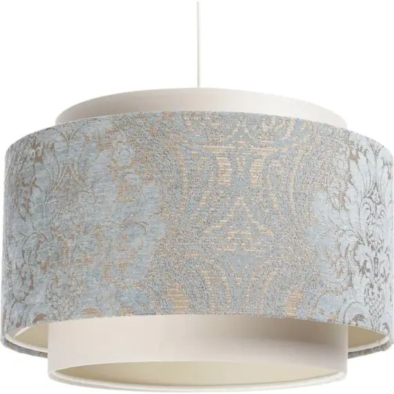 Suspension Tissu Gris 40x40x27 cm