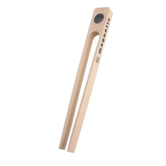 Pince à toast magnétique 20 cm pour grille-pain en bois  multicolore