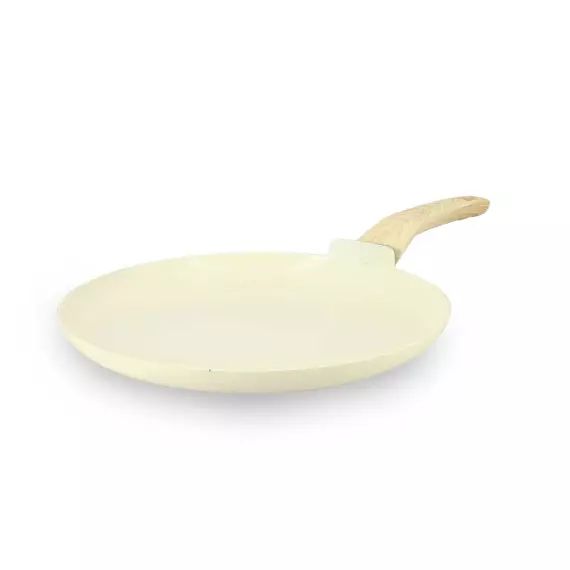 Crêpière en aluminium 26cm crème – compatible induction