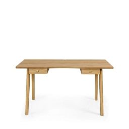 Nice Desk – Bureau en bois 2 tiroirs – Couleur – Bois clair