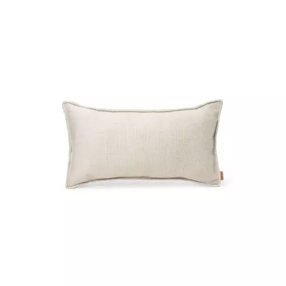 Coussin d’extérieur Désert en Tissu, Tissu recyclé – Couleur Blanc – 27.59 x 27.59 x 27.59 cm – Designer Trine Andersen