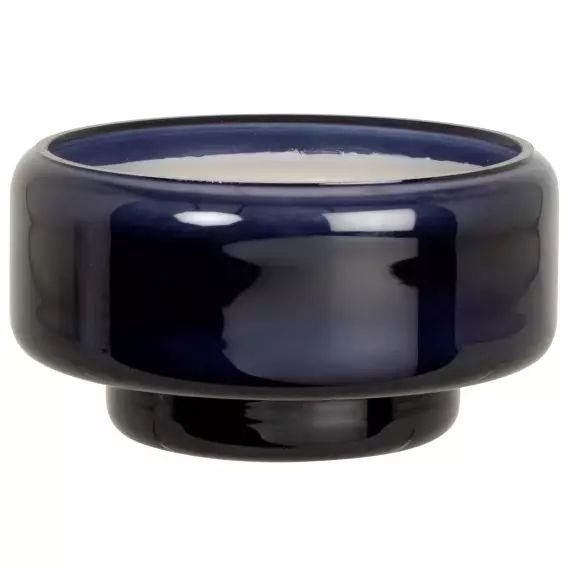 Bougie parfumée en verre violet
