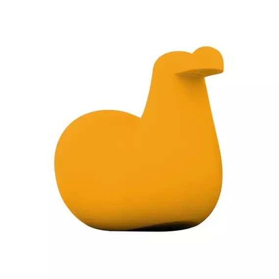 Rocking chair enfant en Plastique, Polyéthylène – Couleur Jaune – 86 x 41.5 x 58.5 cm – Designer Oiva Toikka