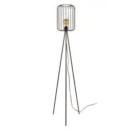 Lampadaire métal marron