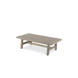 Table basse de jardin en bois d&rsquo;acacia marron clair