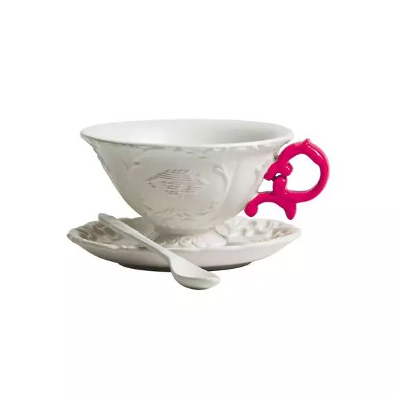 Tasse à thé I-Wares en Céramique, Porcelaine – Couleur Rose – 12 x 40 x 5.1 cm – Designer Selab