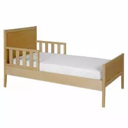 Cadre de lit pour enfant en bois massif 70x140cm bois clair Sasha