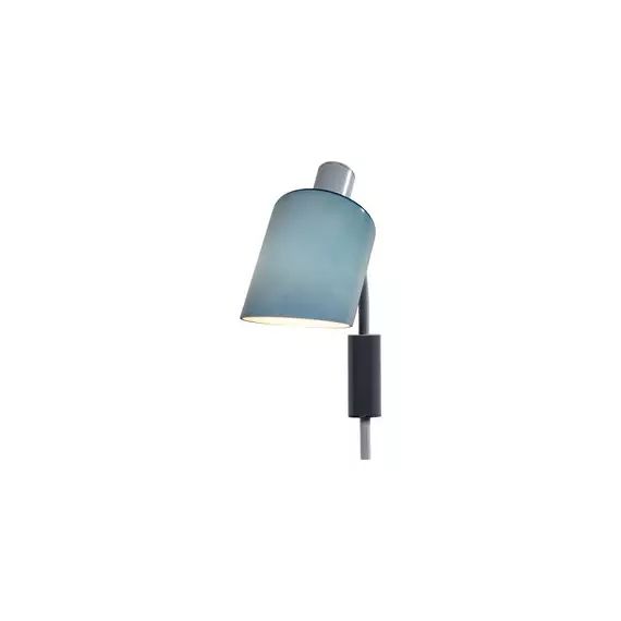 Applique avec prise La lampe de bureau en Verre, Acier – Couleur Bleu – 22 x 10 x 29 cm – Designer Charlotte Perriand