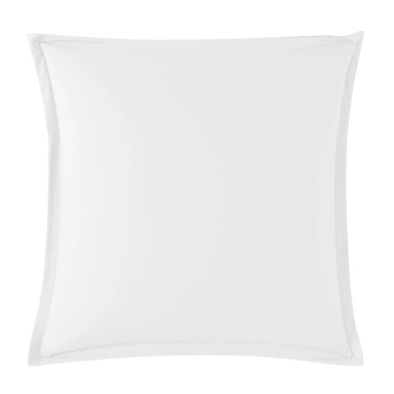 Taie d’oreiller   Percale Blanc 60×60 cm