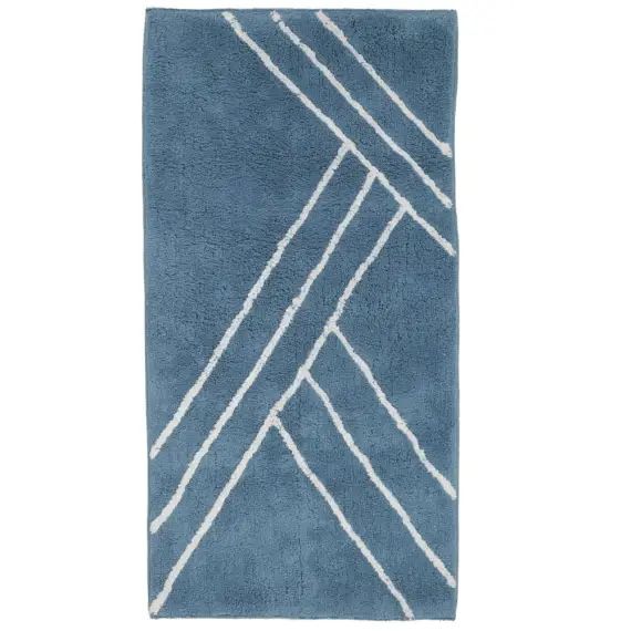 Tapis de bain en coton figuratif 60x120cm