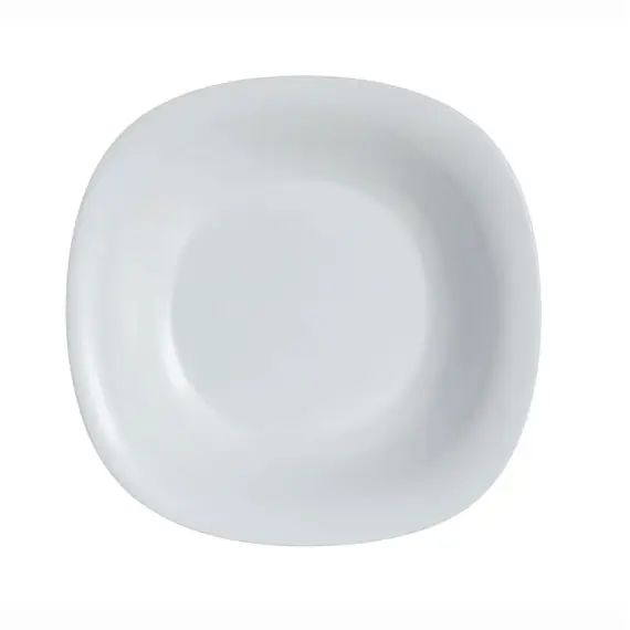 Assiette creuse grise 22,8 x 21,2 cm