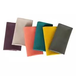 Lot de 6 serviettes de table 43×43 multicolore en coton