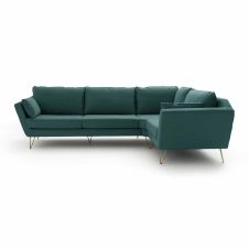 Canapé d’angle XL coton/polyester, Topim