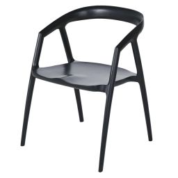 Chaise en bois de hêtre noir