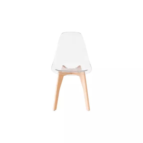 Chaise SACHA coloris transparent