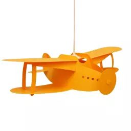 Suspension enfants Avion Orange 50cm
