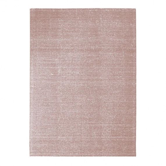 Tapis en laine et coton rose nude 190×290