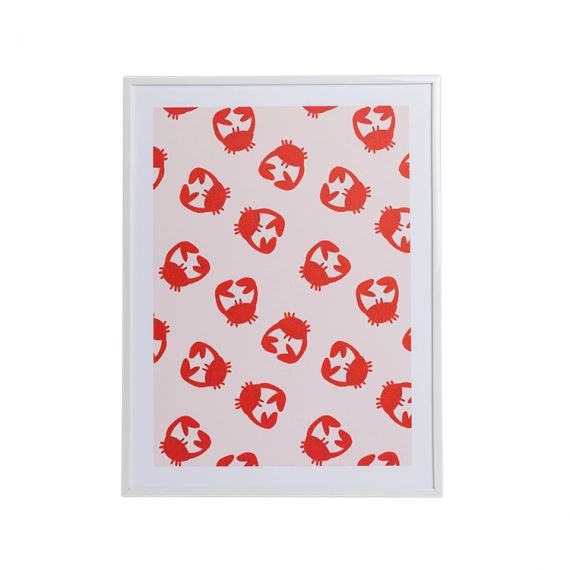 Affiche A3 imprimée petits crabes 30×40