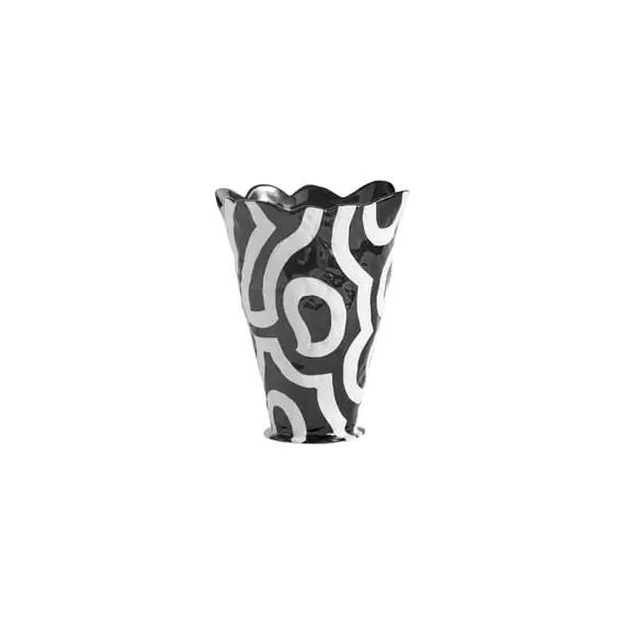 Vase Shadow en Céramique – Couleur Noir – 26.21 x 26.21 x 25 cm – Designer Jessica Hans