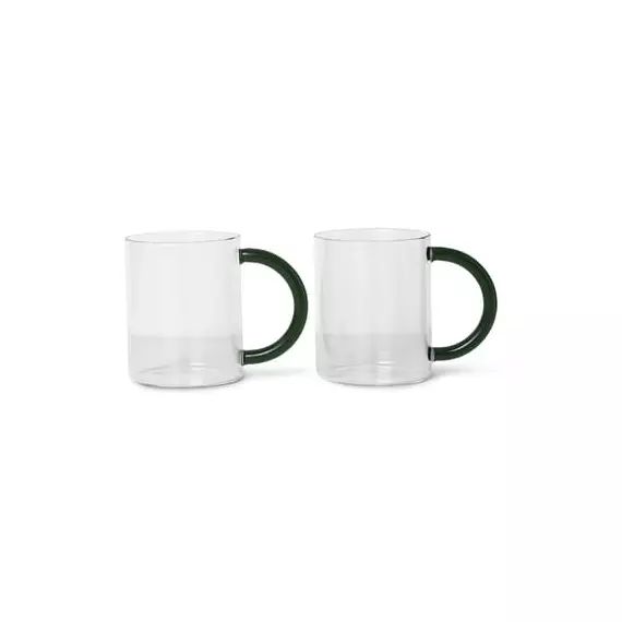 Mug Still en Verre, Verre soufflé bouche – Couleur Transparent – 12.2 x 12.2 x 10 cm – Designer Trine Andersen