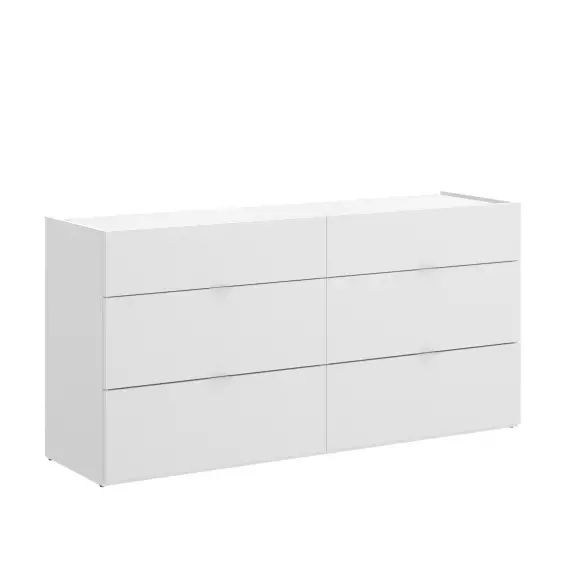 Commode effet bois blanc