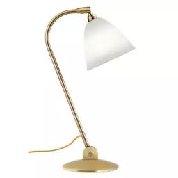 Lampe de table Bestlite en Métal, Laiton – Couleur Blanc – 200 x 47.62 x 50 cm – Designer Robert Dudley Best
