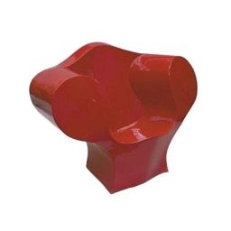 Fauteuil The Big Easy en Plastique, Polyéthylène laqué – Couleur Rouge – 86 x 133 x 94 cm – Designer Ron Arad